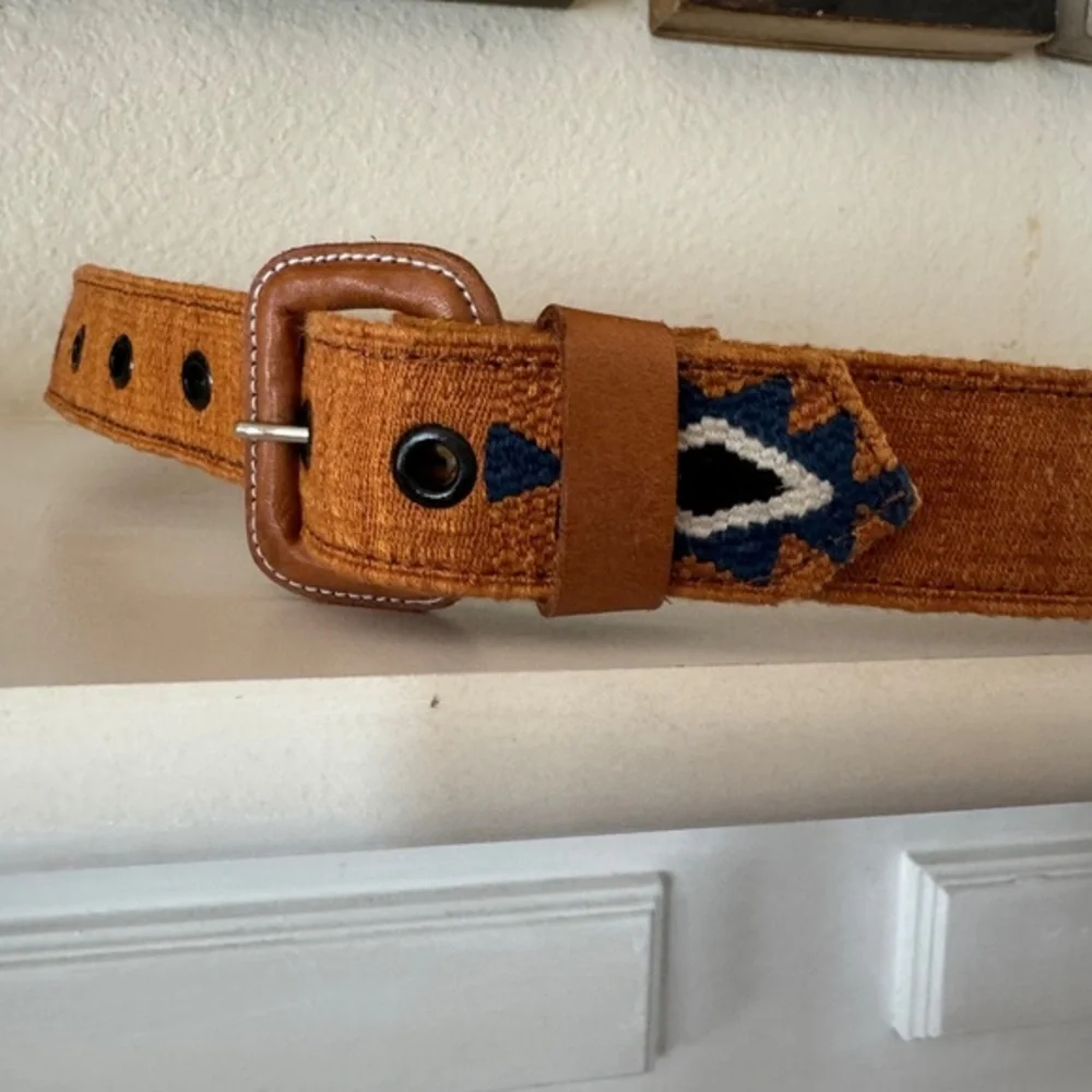 Southwestern Style Handwoven Woven‎ Belt Size 38